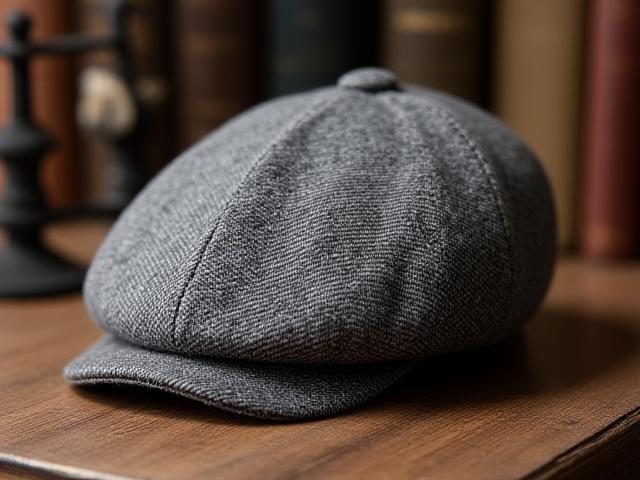 Scholar Tweed Newsboy Cap